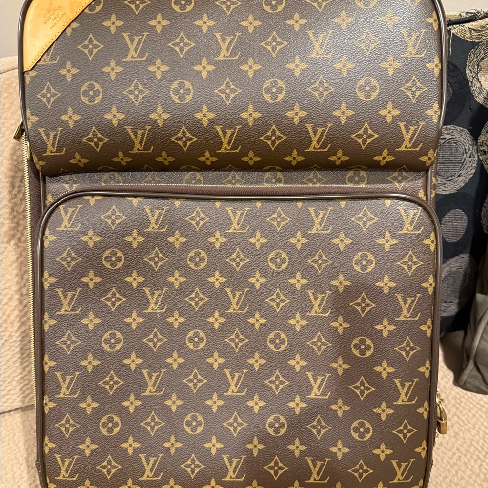 Louis Vuitton Brown Monogram Travel Bag
